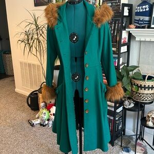 Faux Fur Princess Coat